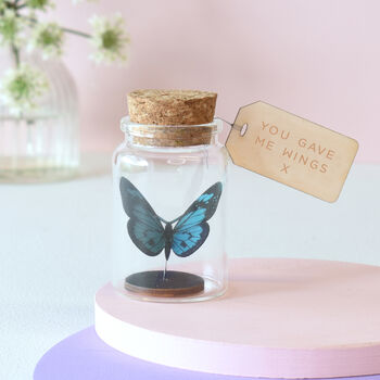 Butterfly Message Bottle Keepsake Mother's Day Gift, 3 of 5