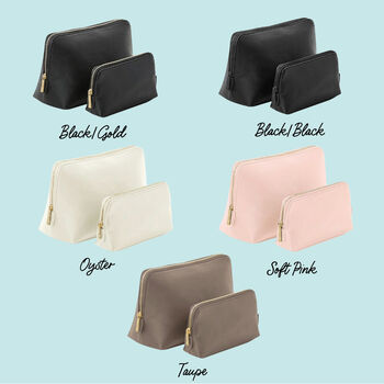 Personalised Name With Heart Make Up Bag, 3 of 3