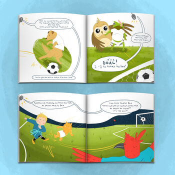 'The Big Match' Personalised Football Book For Dad, 11 of 12