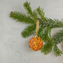 Luxury Christmas Tree Amber Bauble, thumbnail 4 of 4