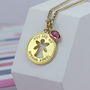 Child's Special Angel Birthstone Necklace, thumbnail 2 of 10