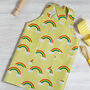 Kids Rainbow Apron | No Ties Cotton Pinafore, thumbnail 1 of 12