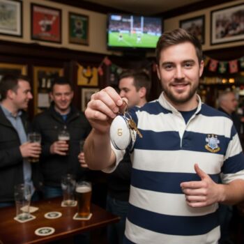 Rugby Ball Keyring, 10 of 11