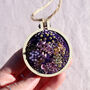 Make A Beaded And Embroidered Christmas Tree Bauble Kit, Purple, thumbnail 7 of 8