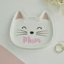 Cat Ceramic Jewellery Dish Personalised, thumbnail 1 of 6