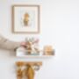 Floating Nursery Shelf With Rail, Nursery Decor Shelf, thumbnail 6 of 10