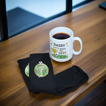 Personalised Simply The Best Mug And Socks Set, 4 of 5