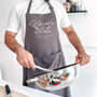 Personalised Kitchen Apron For Dad, thumbnail 2 of 4