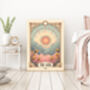 The Sun Tarot Playing Card Art Print, thumbnail 2 of 3