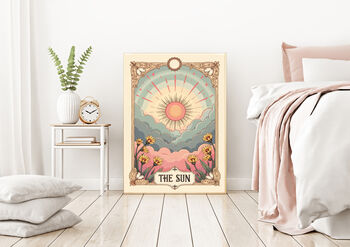 The Sun Tarot Playing Card Art Print, 2 of 3