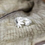 Sterling Silver Adjustable Palm Tree Ring, thumbnail 4 of 5