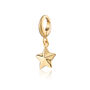 Faceted Star Charm Necklace, Sterling Silver Or Gold Plated, thumbnail 6 of 10