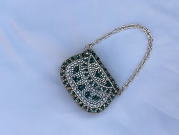 Tehraan Green And Gold Minaudière, 3 of 6