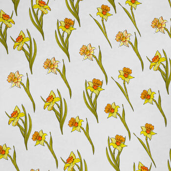 Daffodil Flower Wrapping Paper Roll Or Folded, 3 of 3