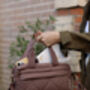 Quilted Changing Stroller Bag Brown/Pears, thumbnail 3 of 12