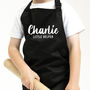 Personalised Childrens Apron, Just Text, thumbnail 1 of 3