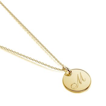 Personalised 18 K Gold Plated Initial Necklace, 3 of 10