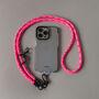 Pink Red Phone Strap Universal Crossbody Rope Lanyard, thumbnail 1 of 3