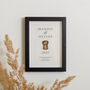 Personalised Engagement Gift Cork Frame, thumbnail 1 of 6