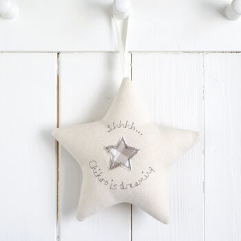Personalised Embroidered Hanging Star Gift, 6 of 11