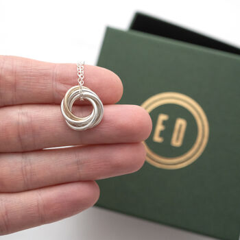 50th Gold And Silver Necklace, 9 of 11