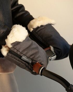 Sheepskin Pram Hand Mittens, 6 of 8