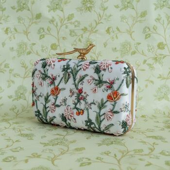 Floral Bird Clasp Clutch Bag, 3 of 12