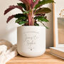 Personalised Engraved Wedding Plant Pot And Plant Gift, thumbnail 1 of 8