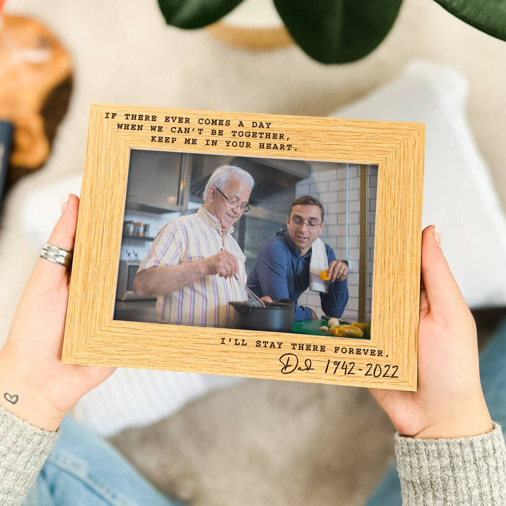Personalised Memorial Picture Frame Bereavement Gift, 1 of 11