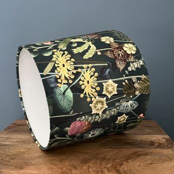 Hester Dark Forest Green Floral Empire Lampshade, 7 of 10