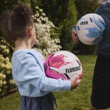 Personalised Football Ball, Customise With Any Name, 3 of 12