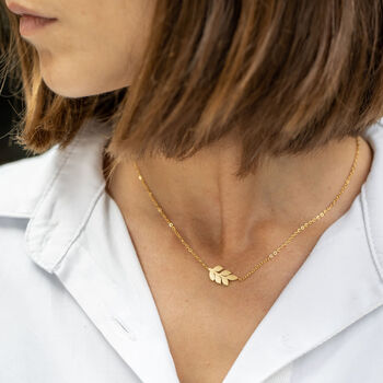 Olive Leaves Necklace, 2 of 10