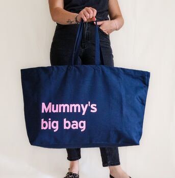 Personalised Extra Large Mum Tote Bag, 5 of 9