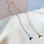 Sterling Silver Tiny Circle Pendant Necklace, thumbnail 4 of 5