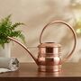 Handmade Copper Watering Can Long Spout, Solid Copper Planter Pot, thumbnail 1 of 5