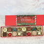 Merry Christmas 16 Chocolate Box With Garland Wrapper Our Best Seller, thumbnail 1 of 3