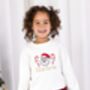 'Believe In The Magic' Vintage Santa Personalised Embroidered Christmas Sweatshirt Jumper, thumbnail 7 of 7