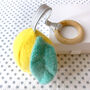Pure Cashmere Apple Teether, thumbnail 5 of 9