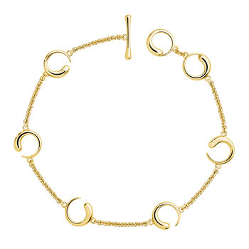 Luna Station Bracelet In Gold Plated, 2 of 3