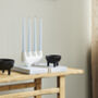 White Wave Four Candle Holder, thumbnail 2 of 2