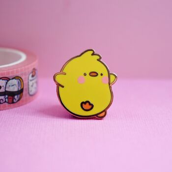 Cute Chick Enamel Pin, 2 of 5