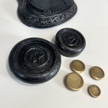 Vintage Salter Grocer's Balance Scales, 6 of 6