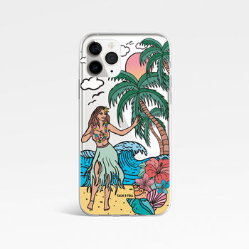Hula Girl Hawaiian Phone Case For iPhone, 10 of 10