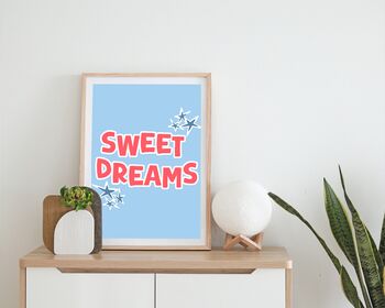 Sweet Dreams Home/Bedroom Print, 4 of 4