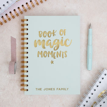 Personalised Magic Moments Family Keepsake Notebook, 3 of 9