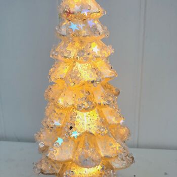 Light Up Glass Christmas Tree, 2 of 2