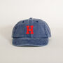Custom Initial Embroidered Junior Vintage Cap, thumbnail 11 of 12