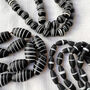 Fair Trade Recycled Monochrome Glass Bead Jewellery, thumbnail 2 of 12