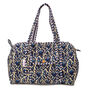 Serendipity Cotton Duffel Bag Indigo Ikat, thumbnail 1 of 5