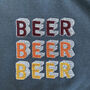 'Beer, Beer, Beer' Embroidered Sweatshirt, thumbnail 3 of 5
